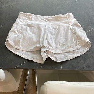 Speed up mid rise, 4” Lululemon shorts